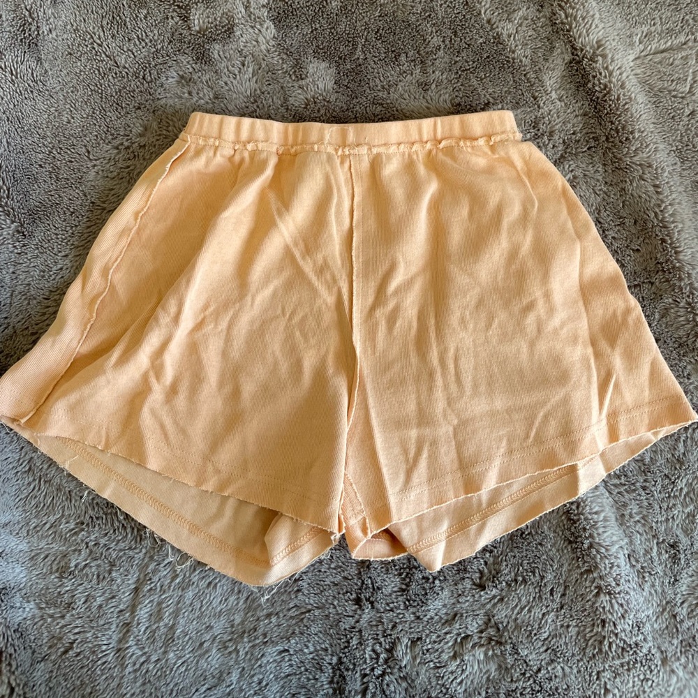 Sabo Skirt XS orange high waist shorts